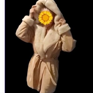 Wilson’s Leather Jacket Coat Faux Fur Long Suede Winter Wilson Tan Size M